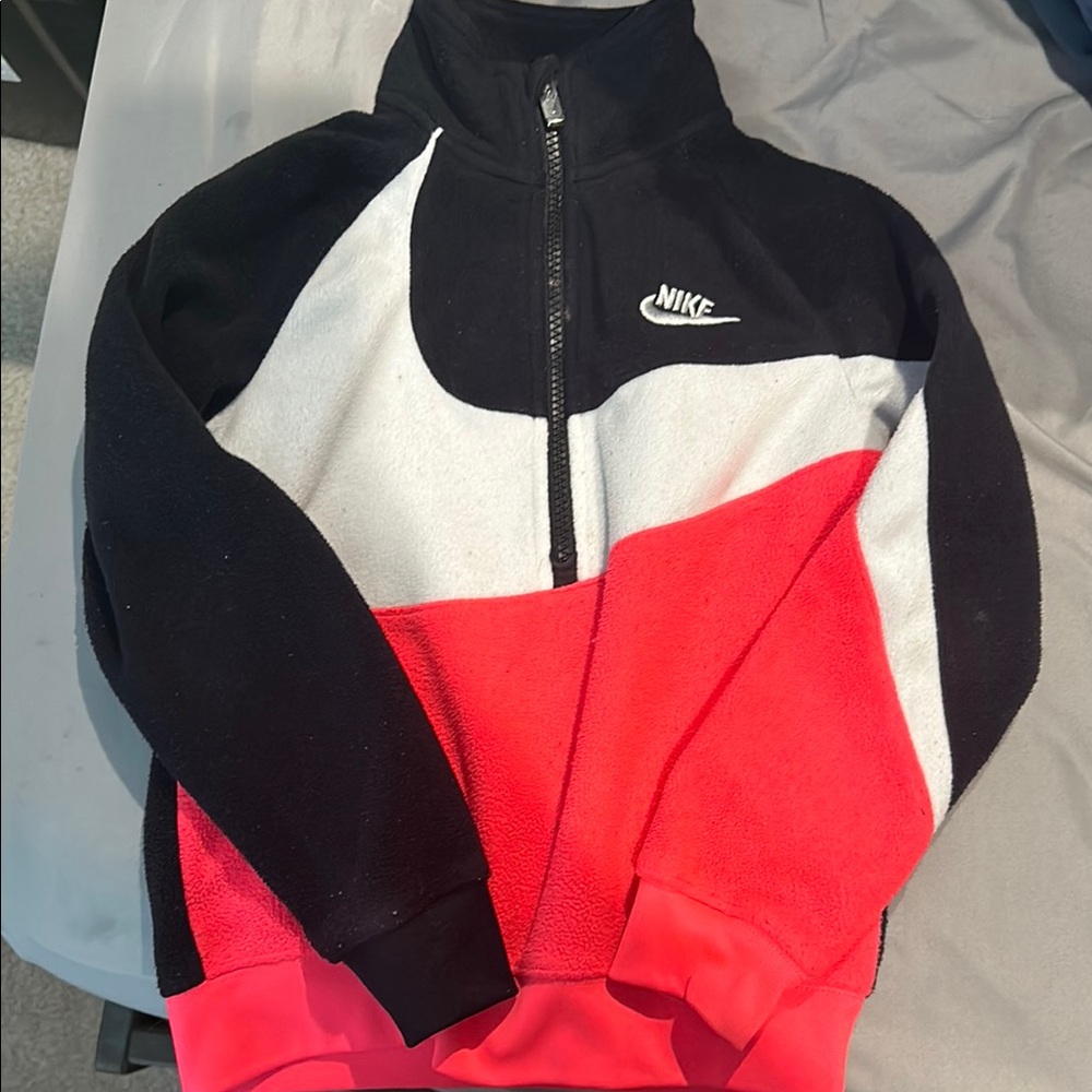 Nike Kids Colorblock Jacket - Black, White, pink